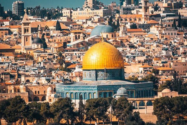 Vista aérea de Jerusalén